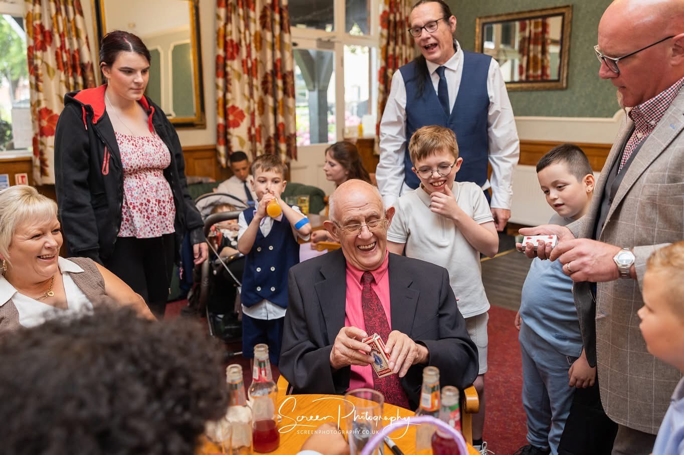 Roy at wedding